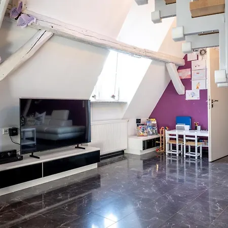 Dachgeschosswohnung Mit Klimaanlage-15min Vom Europa Park Entfernt Daire Kenzingen